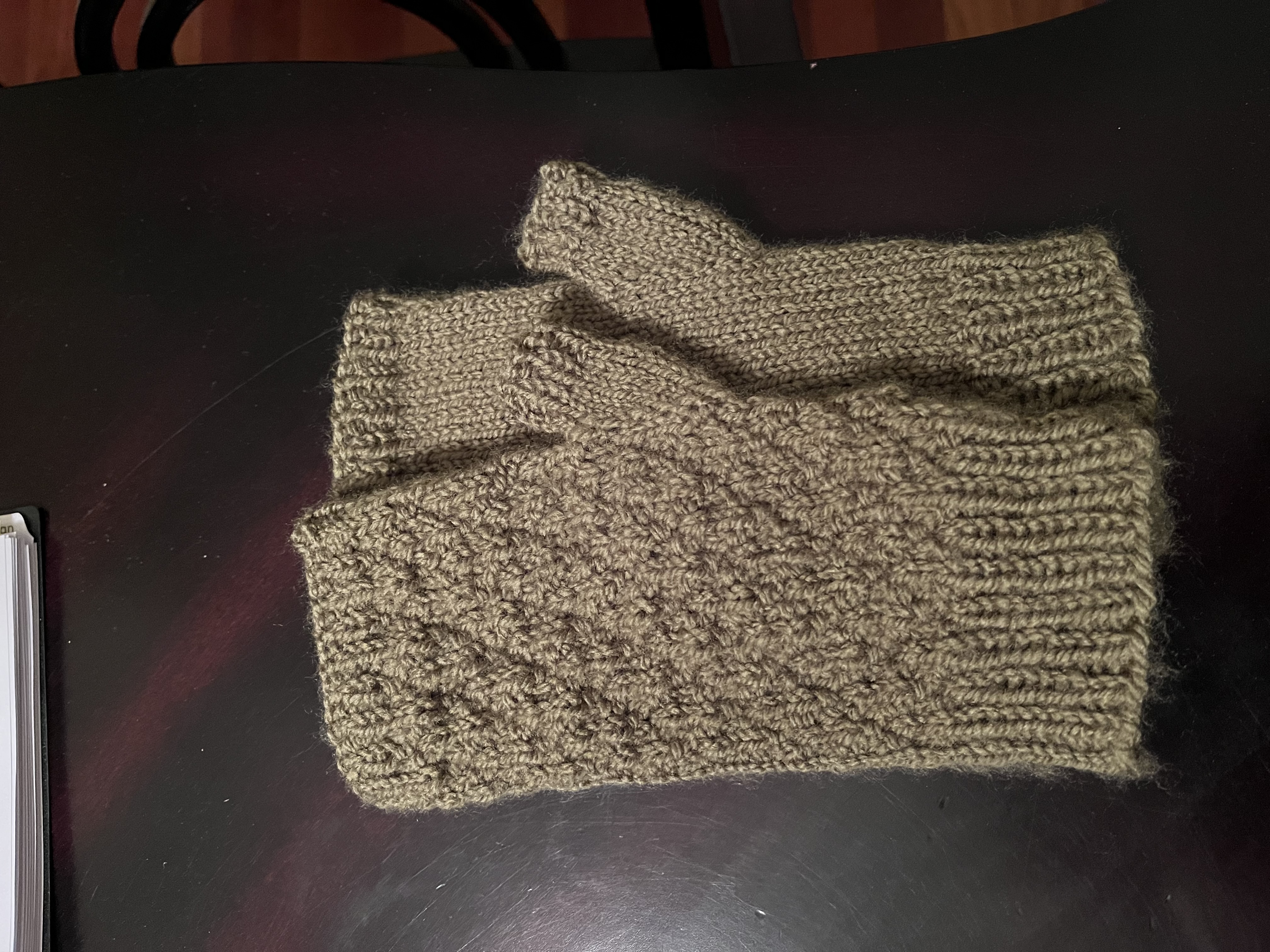 Fingerless mitts