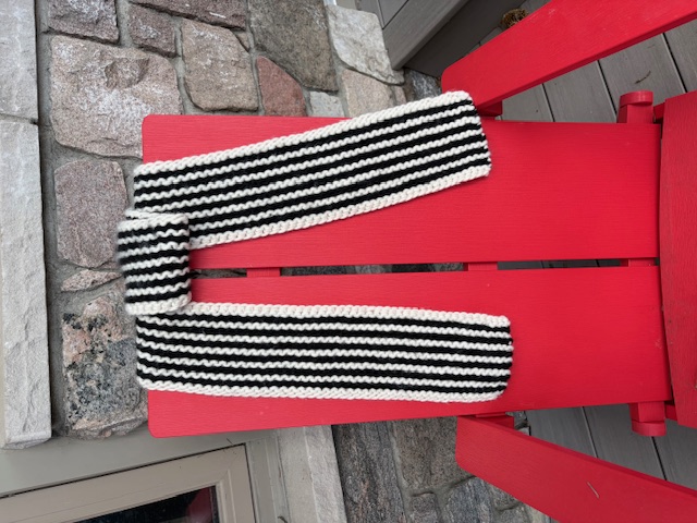 Striped College Scarf