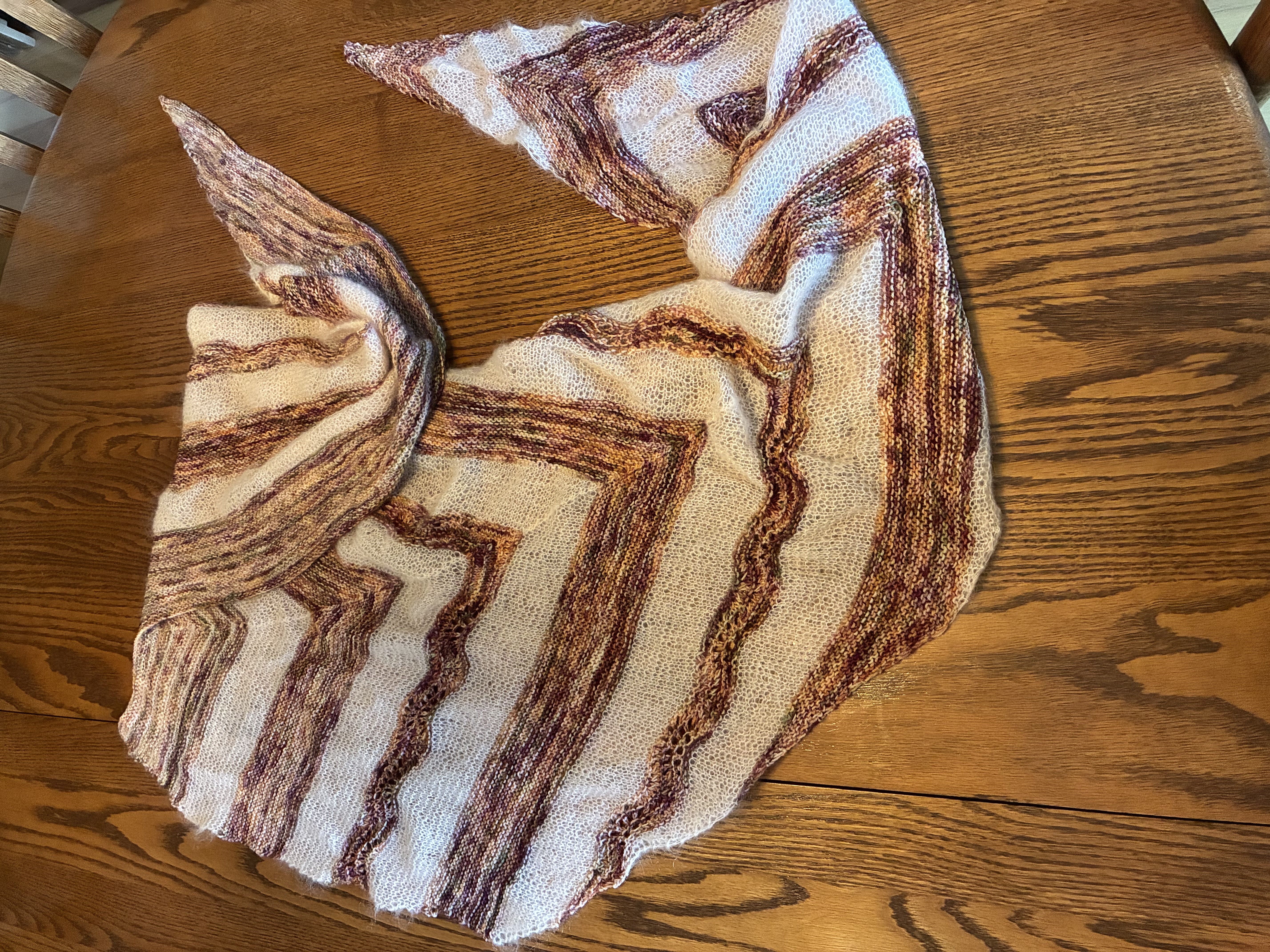 Birds of a Feather shawl 