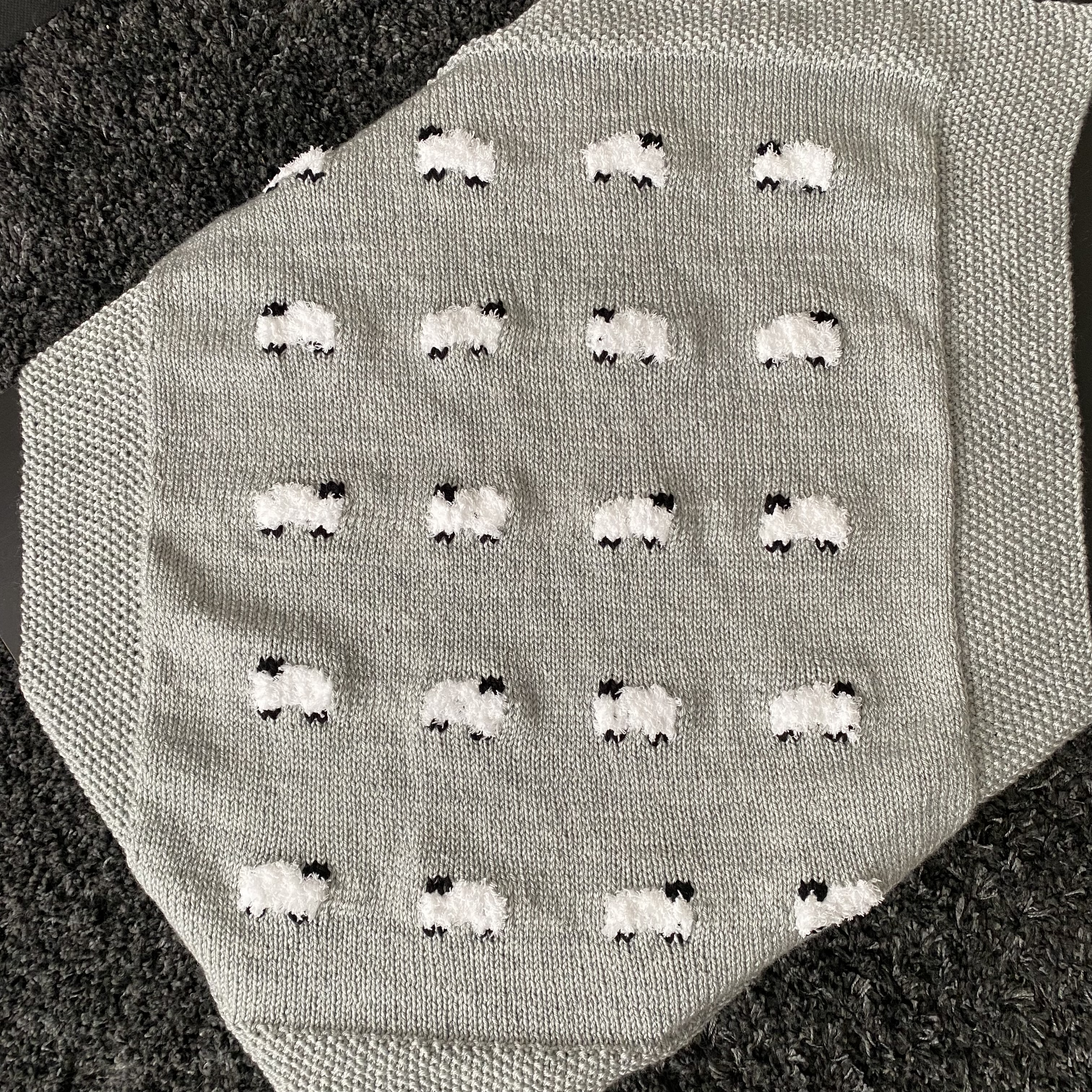 Sheep Baby Blanket